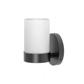 1630mx Gatco Glam Single Sconce Matte Black