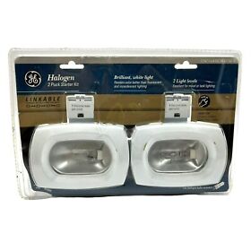 Ge Linkable Halogen 2 Puck Light Starter Kit New Bright White Cabinet Mood