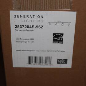 2537204s-962 Generation Lighting Talida Integrated Led Straight Track Kit 3 Ft
