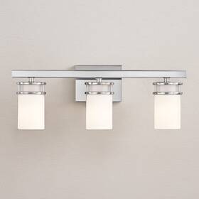 4421603-05 Generation Lighting Robie 3-light Bathroom Vanity Chrome Fixture Lamp