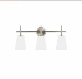 4440403en3-962 Generation Lighting Driscoll 24.5 Inch 3-light Contempor Modern Brushed Nickel