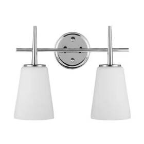 4450402-962 Generation Lighting Driscoll 2 Light 16 Inch Vanity Chrome 4440402-05