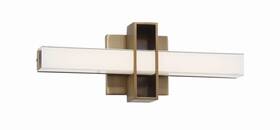 P1522-575-l George Kovacs Lighting - Major-led Light Bath Vanity-16 Inches Wide By 6