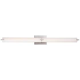 P5046-084-l George Kovacs Lighting 39 1/2 Inch Wide Led Brushed Nickel Bathroom Light