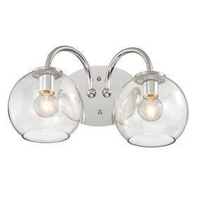 P1842-077 George Kovacs Exposed 15.5 Inch 2-light Chrome Bathroom Vanity Light