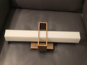 P4358-1-631 George Kovacs Rare New Nib Vanity Bathroom Lamp Light Fixture Modernist Designer