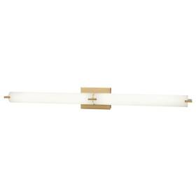 P5046-248-l George Kovacs Tube Led Bathroom Vanity Light In Honey Gold