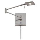 P4328-084 George Led Swing Arm Sconce Brushed Nickel Modern Kovacs Wall