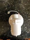 Gla-8562 Justice Design Group Bathroom White Ceramic Sconce With Glass Shade