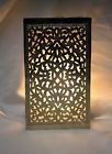 Wl138 Glass- Light Fixture Metal Wall Silver Frosted White