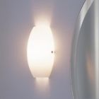 800scshlwn Glass Tiella Case Nickel Sconce Incandescent White Wall Satin Shell