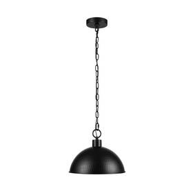 67000100 Globe Electric 1-light Pendant Light Fixture Weathered Black Finish