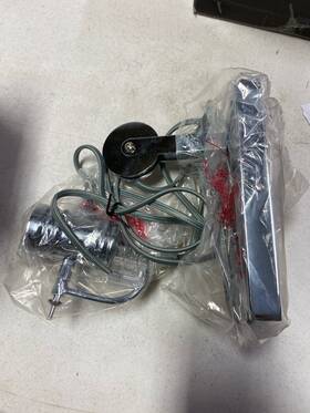 Globe Electric 058219517925 Allen 1-light Plug-in Or Hardwire Wall Sconce Chrome 6-foot Gray Fabric Cord Globe Electric 058219517925 Allen 1-light Plug-in Or Hardwire Wall Sconce Chrome 6-foot Gray Fabric Cord