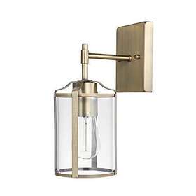 51453 Globe Electric Gretel 1-light Wall Sconce Antique Brass Clear Glass S