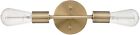 51736 Globe Electric Alexandria 2 Light 10inch.w Bathroom Vanity Matte Brass
