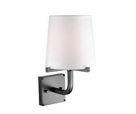 51786 Globe Electric Wright 1-light Bronze Plug-in Or Hardwire Wall Sconce With White Fabric Shade 51786 Globe Electric Wright 1-light Bronze Plug-in Or Hardwire Wall Sconce With White Fabric Shade