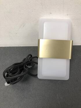 65923 Globe Electric 1-light Led Wall Sconce In Matte Brass Finish