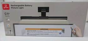 65000135 Globe Electric Company Rechargeable Battery Picture Light By Dimmable Usb- C Black 12 Inch With Remote 65000135 Globe Electric Company Rechargeable Battery Picture Light By Dimmable Usb- C Black 12 Inch With Remote