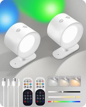 B0cz995nj6 Goebleson Battery Operated Wall Sconce Set Of 2 Rechargeable With Re