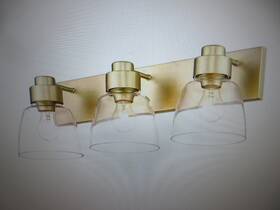 0314-ba3 Golden Lighting Remy 24.75 Inch 3-light Brushed Champagne Bronze Vanity Light