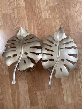 1103-1w Golden Lighting Aruba - Set Of 2 Light White Gold Wall Sconce