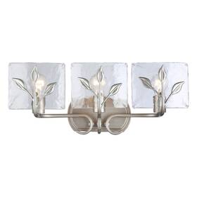 3160-ba3 Golden Lighting Calla 3 Light 2 Inch W Vanity - Silver