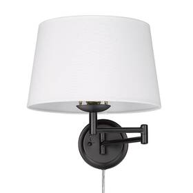 3692-a1w Golden Lighting - Eleanor 1 Light Articulating Wall Sconce-matte Black 3692-a1w Golden Lighting - Eleanor 1 Light Articulating Wall Sconce-matte Black