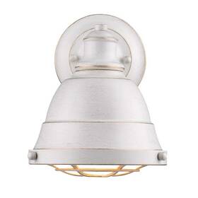7312-ba1-fw Golden Lighting Bartlett 7 Inch Bathroom Vanity Light In French White