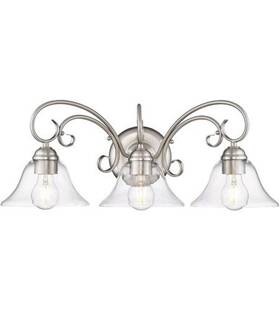 8606-ba3 Golden Lighting - Three Light Bath Vanity Homestead 3 8606-ba3 Golden Lighting - Three Light Bath Vanity Homestead 3