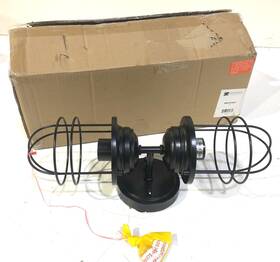9808-2w Golden Lighting Blk Seaport 2-light Matte Black Sconce