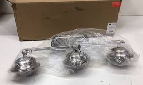 9808-ba3 Golden Lighting Seaport 3-light Pewter Vanity Light Pw 9808-ba3 Golden Lighting Seaport 3-light Pewter Vanity Light Pw