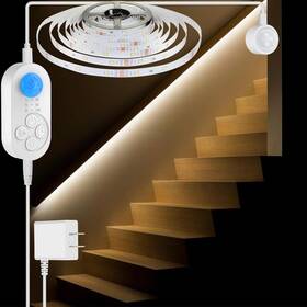 Gd5ww0 Goomeeya Dual Motion Sensor Light Indoor - Plug-in Activated Step Stair Led Str Gd5ww0 Goomeeya Dual Motion Sensor Light Indoor - Plug-in Activated Step Stair Led Str