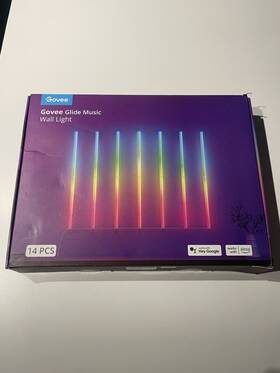 H610b Govee Glide Smart Rgbic Wall Lights Music 14 Pcs Google Alexa Sync