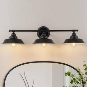 Gy-w002-b02 Goyeel Bathroom Vanity Light Fixtures Over Mirror Matte Black Wal