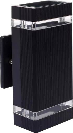 132466 Greenlighting 12 Pk Rectangular Up/down Led Blk Metal Wall Sconce Lights 800lm