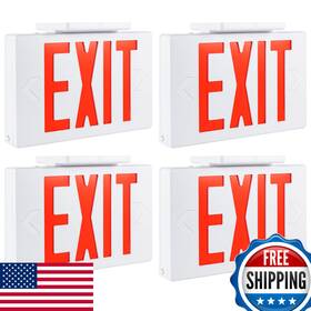 Gruenlich B07wnjnhcv Led Exit Sign Emergency Light Double Face And Back Up Batteries- Us