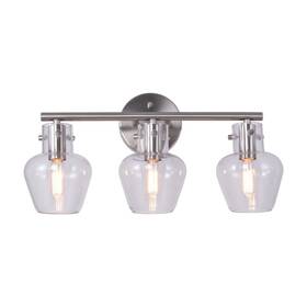 Gr-vnt005-nk Gruenlich Bathroom Vanity Lighting Fixture 3-light Wall Sconce E12 Base 60w