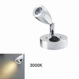 Dc12-24v Gy Wl-049 Rv Boat Led Reading Light Wall Lamp Aluminum 3000-6000k