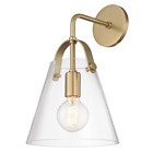 H162101-agb Hudson Valley Mitzi Lighting Karin Wall Sconce Aged 806134838621