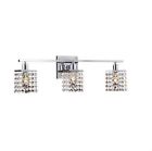 Hall Lighting Sink Wall Vanity Kitchen Chrome Mount Bathroom Glam Crystal Light