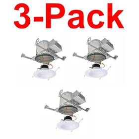 E750icatlt560wh6930 Halo 3-pack Lt 6 Inch Canless Ic Dimmable Indoor Outdoor Led Recessed Light Kit