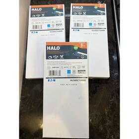 Hu30sct09mb Halo Lot Of 3 9 Inch Undercabinet Led Lights Selectable Cct Motion Detection Black