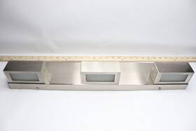 Hh1215-l Hamilton Hills Vanity Bathroom Lighting Fixture Brushed Chrome