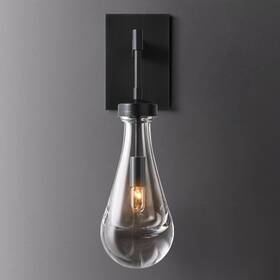 Hamm Ohniyou Inc 598333815281 17.7 Inch 1 Light Wall Sconce Raindrop Lighting With