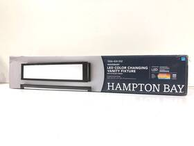 1006424032 Hampton Bay Woodbury Matte Black Integrated Led Vanity Light New Sealed 1006424032 Hampton Bay Woodbury Matte Black Integrated Led Vanity Light New Sealed
