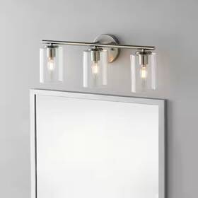 1023hbbndi Hampton Bay Champlain 22.375 Inch 3-light Brushed Nickel Bathroom Vanity Light