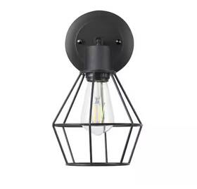 65873 Hampton Bay Baybryson 1-light Matte Black Wall Sconce Led Bulb Included Free Ship
