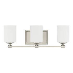 Ds17678c Hampton Bay Darlington 3 Light Brushed Nickel Vanity Frosted Glass
