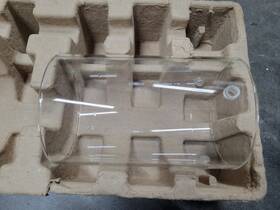 Ds19268 Hampton Bay 1 Clear Glass Replacment Shade For Regan 3-light Vanity Fixture