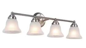 Egm1304ax-01 Hampton Bay Egm1304ax-01/bn Vista Lake Brushed Nickel Bathroom Vanity Light 32.75 Inch 4-light